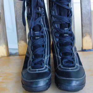 Merrell Waterproof Shearling Winter Boots Black